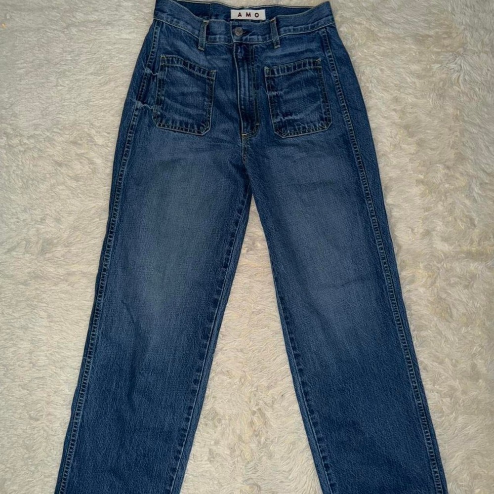AMO Jeans Patch Pocket Pant Size 28 NWOT